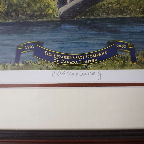 BEAUTIFUL Framed QUAKER PEPSICO Factory Peterborough George Elliott 673/1500 - Picture 5 of 6